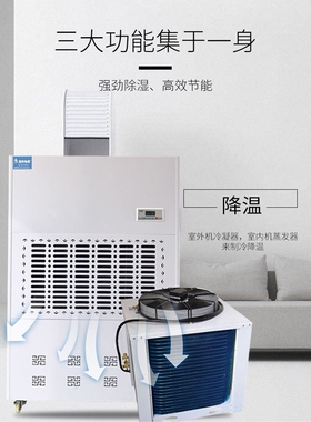 湿井工业调温除湿机 地下室仓库商用去湿除湿器 车间升降温抽湿机
