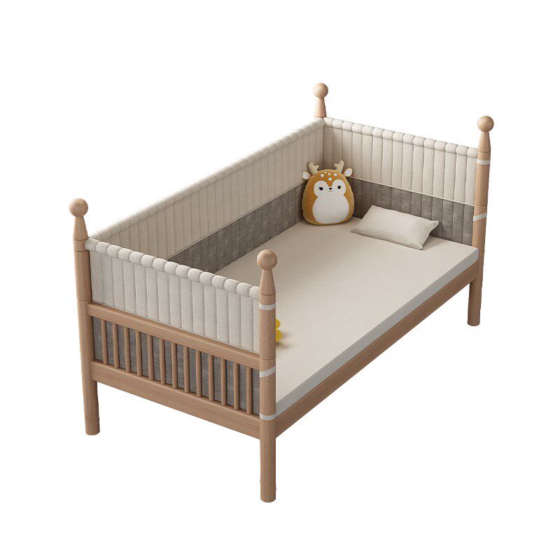 海木源拼接床实木婴儿床加宽大人可睡H平接儿童榉木床边床宝宝神,淘宝优惠券,粉丝福利购,淘宝优惠卷