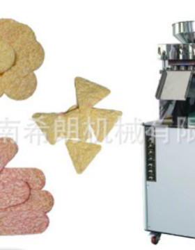 小型脆米饼膨化设备，可生产三角形，圆形脆米饼，操作简