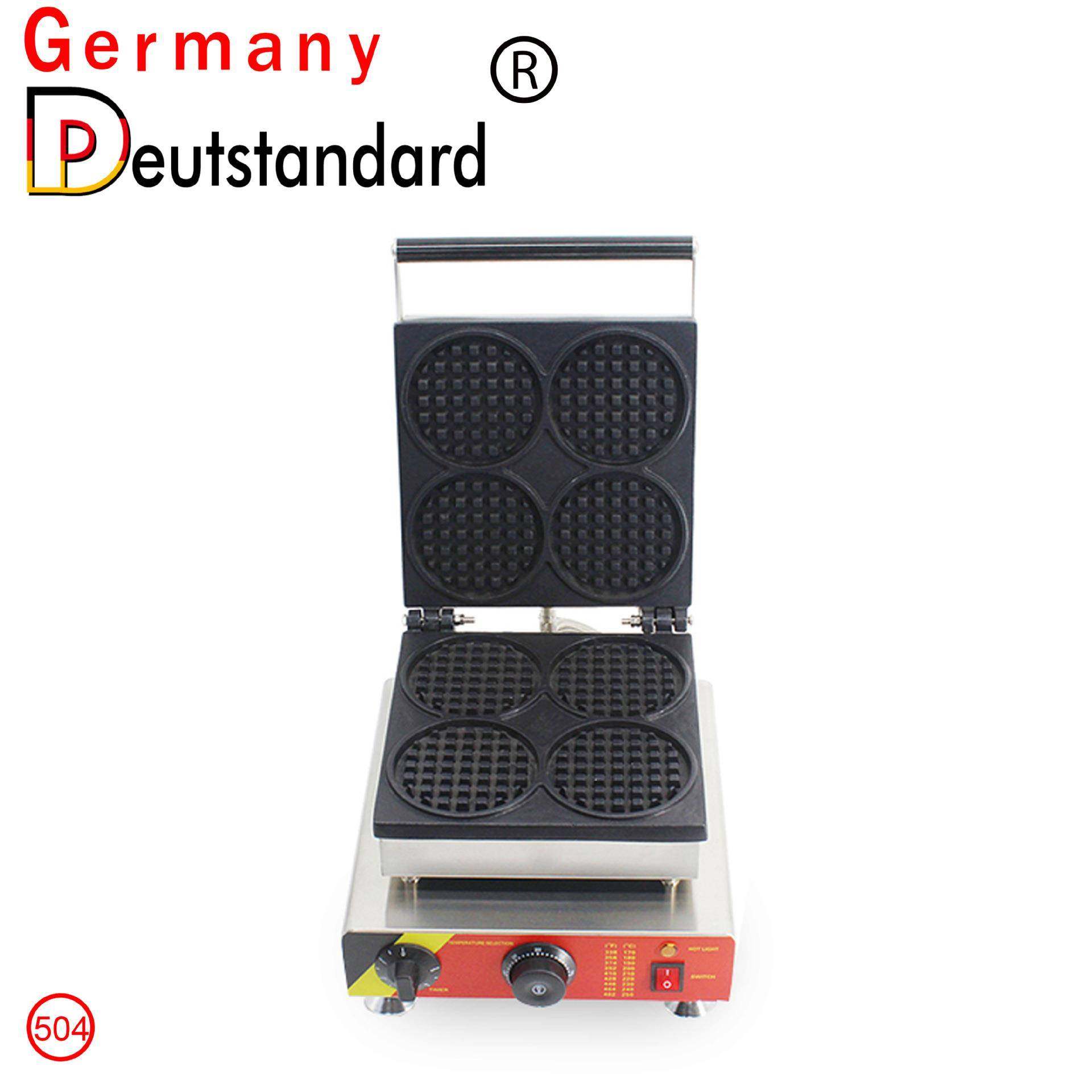 四片圆形华夫炉/华夫饼机/圆形松饼机/商用、家用华夫电烤炉,淘宝优惠券,粉丝福利购,淘宝优惠卷