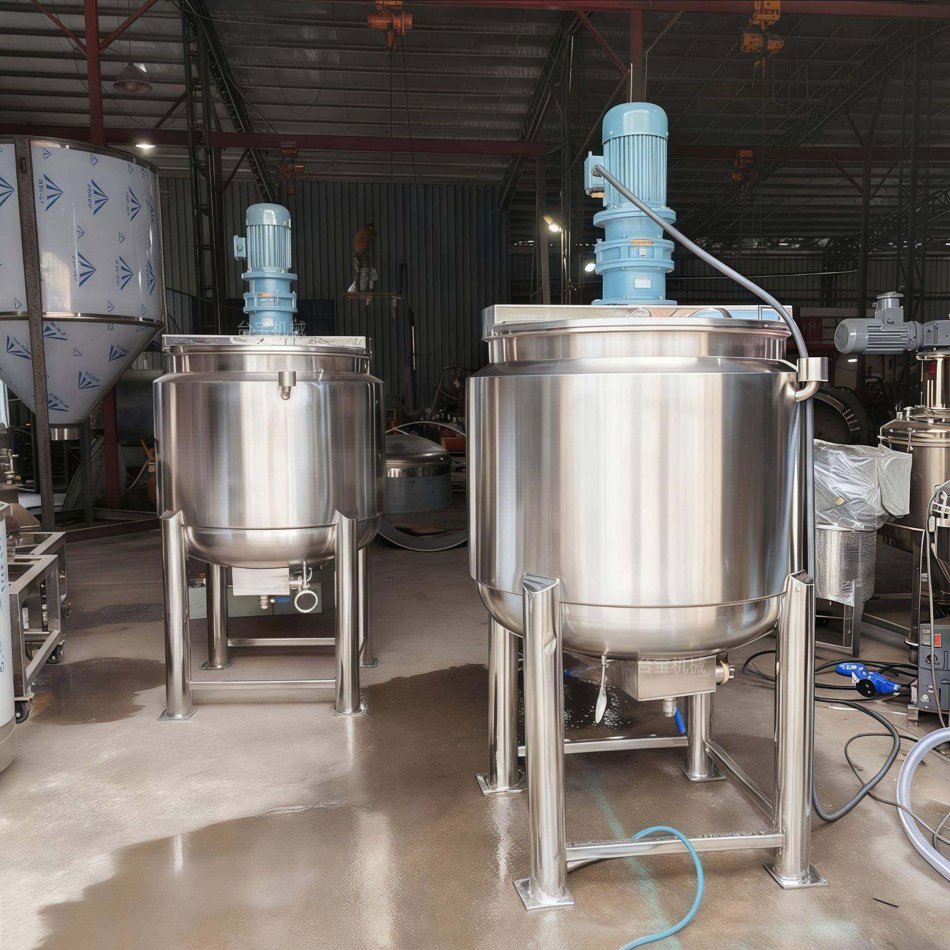 电加热304不锈钢液体搅拌罐化工搅拌罐洗衣液胶水不锈钢搅拌桶,淘宝优惠券,粉丝福利购,淘宝优惠卷