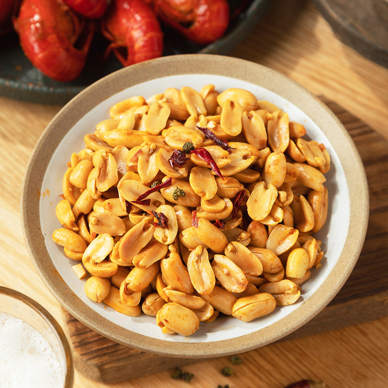 百世兴酒鬼花生4斤油炸麻辣椒盐原香味炒花生米下酒菜商用批发,淘宝优惠券,粉丝福利购,淘宝优惠卷