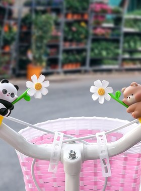 电动车装饰摆件婴儿车玩具挂件推车小风车儿童自行车电瓶车摩托车