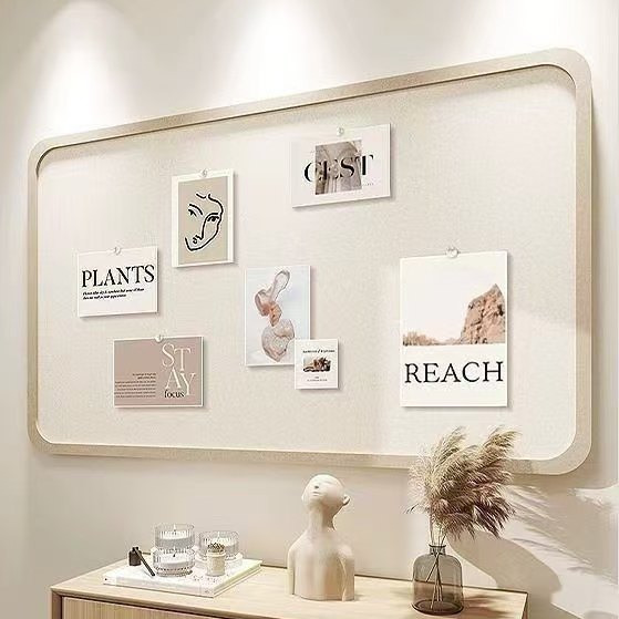 毛毡板墙贴高级感客厅照片墙背景板展示墙组合相框墙面装饰创意软木墙板相片墙相册墙毛粘板拍立得书桌留言板,淘宝优惠券,粉丝福利购,淘宝优惠卷