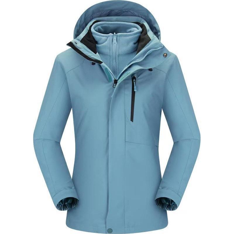 户外运动防风夹克外套冲锋衣女款三合一两件套冲锋衣男秋冬工作服,淘宝优惠券,粉丝福利购,淘宝优惠卷