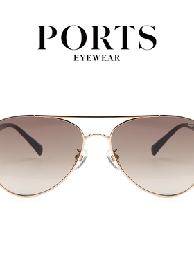 【张钧甯同款】PORTS金属太阳镜高级感墨镜女款PSU21501圣诞礼物