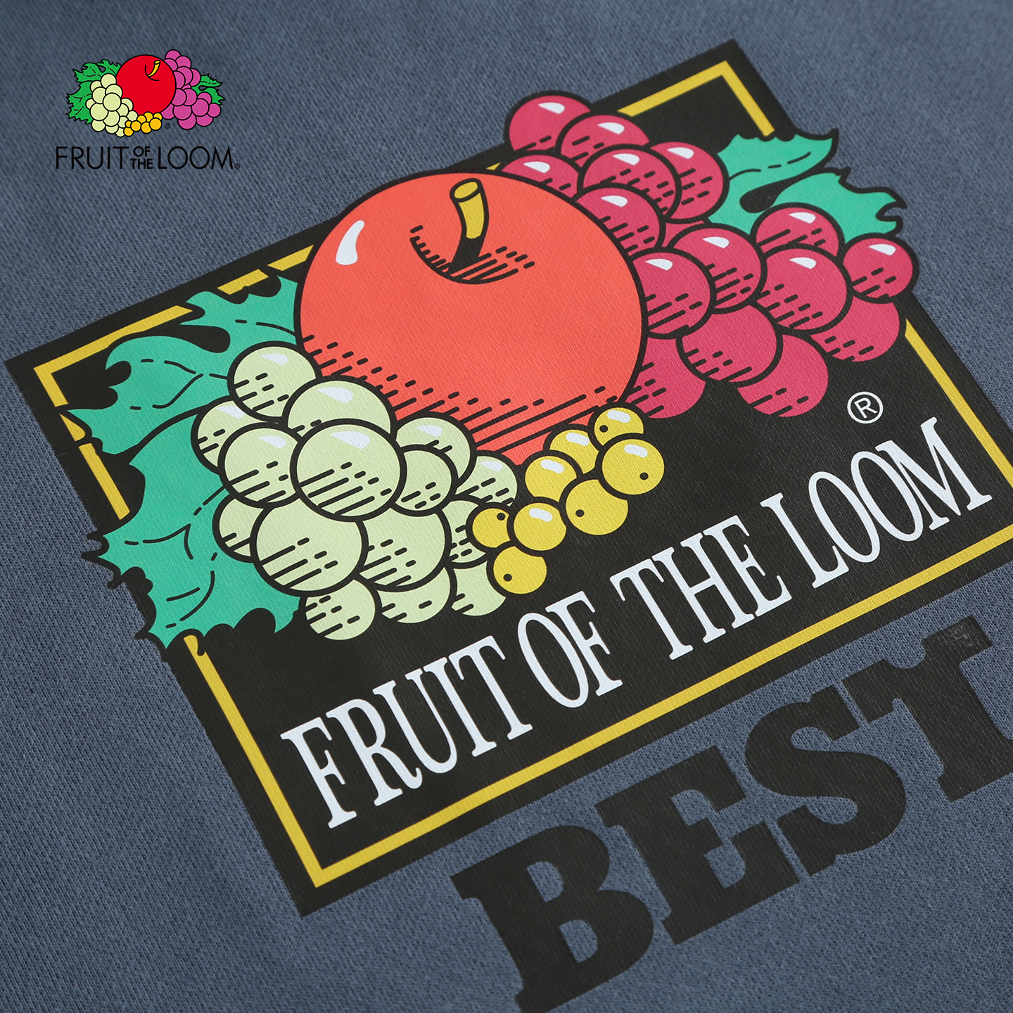 「鲜果布衣·加绒款」2025秋冬新款烫画加绒情侣男女时尚保暖卫衣,淘宝优惠券,粉丝福利购,淘宝优惠卷