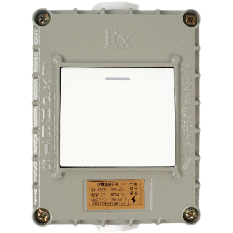 防爆开关国标86型开关控制器插座单双三四开明装暗装墙壁工程防水 - 图3