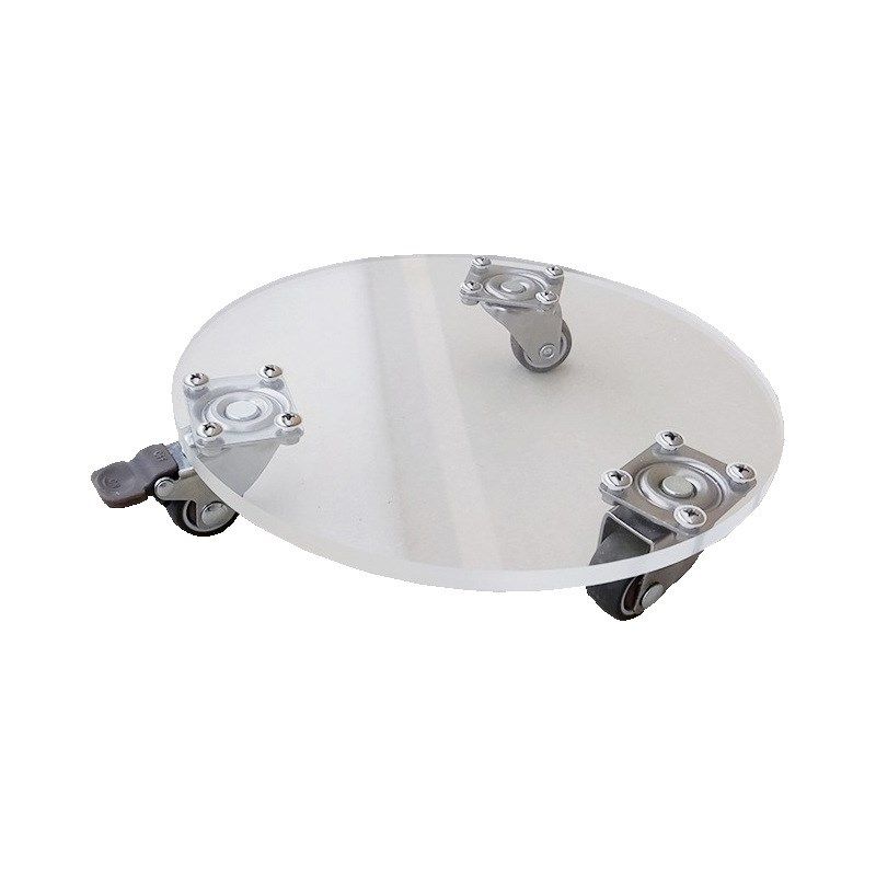 可移动花盆托盘圆形带轮搬运拖车亚克力方形花盆底座万向轮周转车,淘宝优惠券,粉丝福利购,淘宝优惠卷