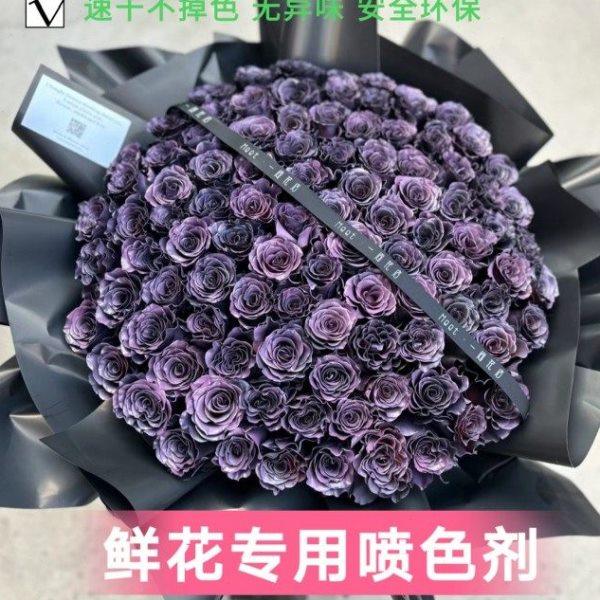 花妍色乌梅子酱玫瑰鲜花专用喷色剂 暮色森林鲜花喷漆染色剂改色,淘宝优惠券,粉丝福利购,淘宝优惠卷