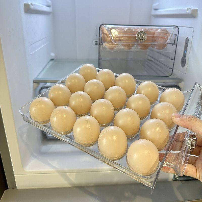 日本鸡蛋收纳盒冰箱用保鲜盒厨房整理神器抽屉式装放架托蛋盒,淘宝优惠券,粉丝福利购,淘宝优惠卷