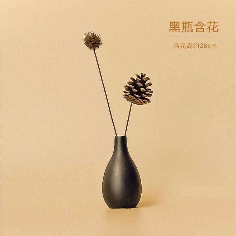 ins北欧创意轻奢颜值陶瓷小花瓶简约客厅插花干花装饰品桌面摆件,淘宝优惠券,粉丝福利购,淘宝优惠卷