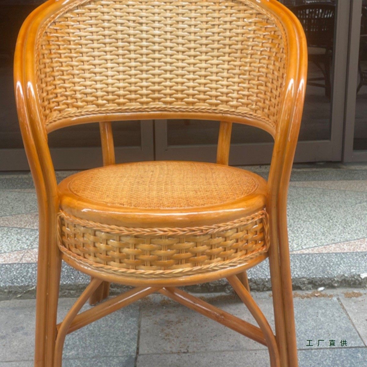 天然真藤椅家用单人编织阳台老人办公靠背休闲护腰扶手藤椅子套装,淘宝优惠券,粉丝福利购,淘宝优惠卷