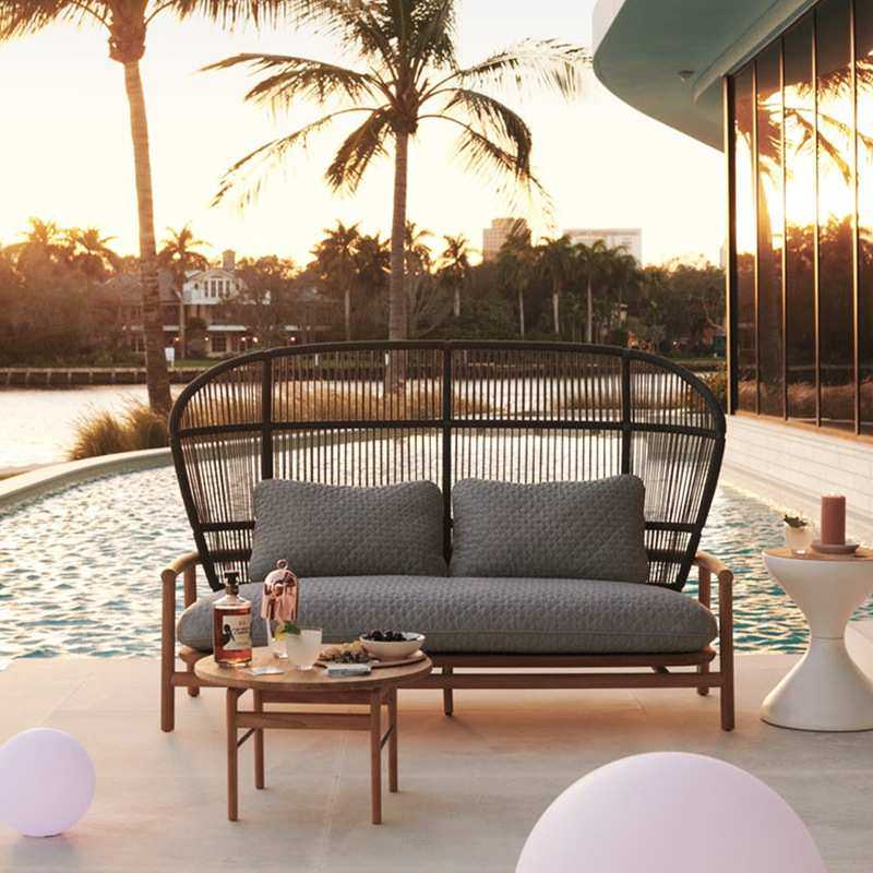 实木户外沙发庭院藤编柚木阳台别墅防水防晒设计北欧休闲藤椅组合,淘宝优惠券,粉丝福利购,淘宝优惠卷