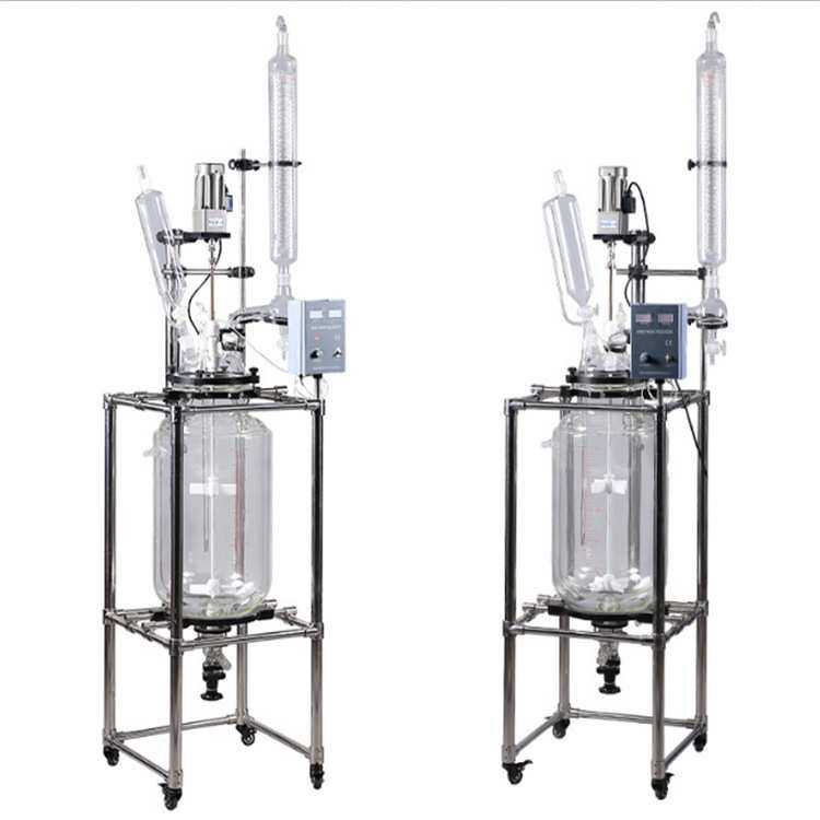 6双层玻璃反应釜100L 不锈钢搅拌加热 小型高温实验室蒸馏反应器,淘宝优惠券,粉丝福利购,淘宝优惠卷