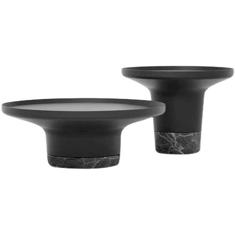 意式极简创意圆形金属大理石艺术轻奢高低组合茶几沙发边几角几,淘宝优惠券,粉丝福利购,淘宝优惠卷