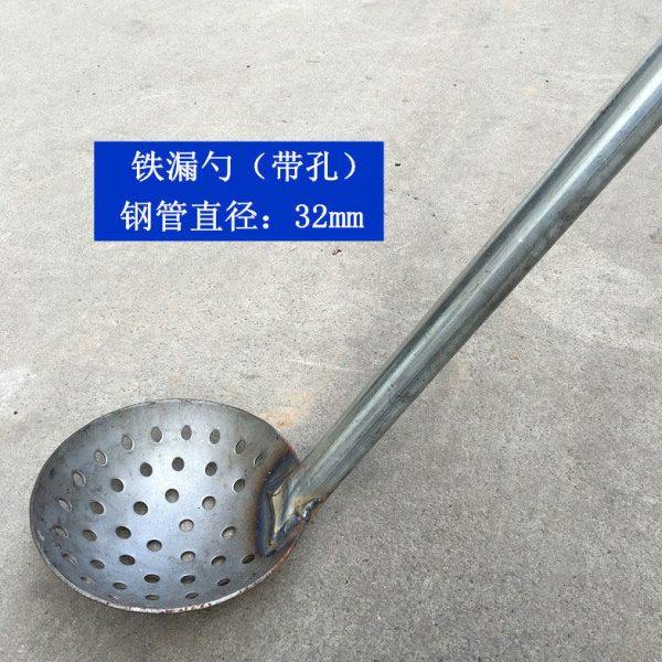 长柄钢板铁勺漏勺铁瓢大铁勺户外锅清理下水道淤泥挖泥土掏粪勺子,淘宝优惠券,粉丝福利购,淘宝优惠卷