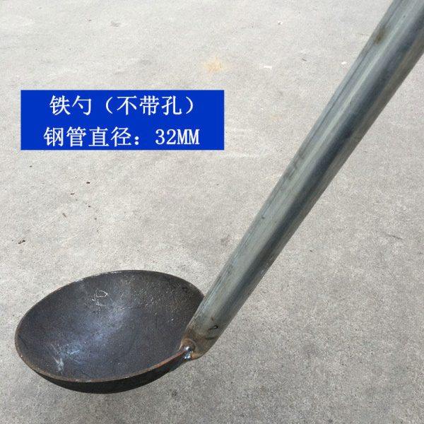 长柄钢板铁勺漏勺铁瓢大铁勺户外锅清理下水道淤泥挖泥土掏粪勺子,淘宝优惠券,粉丝福利购,淘宝优惠卷