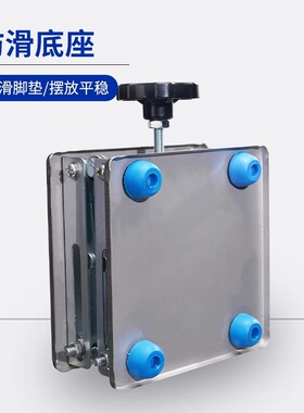 实验室不锈钢升降台200mm×200mm手动升降平台实验支架