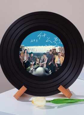 五月天可定制高档黑胶唱片摆件新家电视柜壁龛桌面摆X件创意礼品