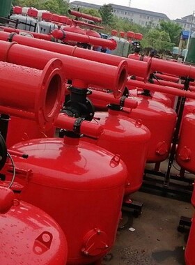 反冲洗砂石过滤器 农业灌溉全自动控制石英砂砂石叠片过滤器