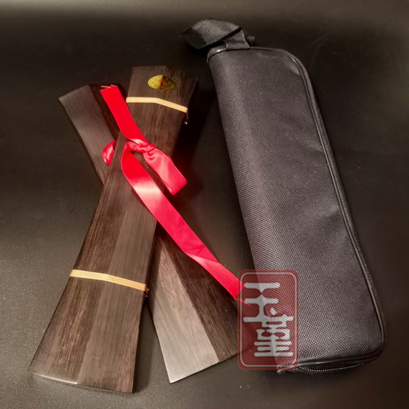 专业戏剧手板f 黑檀木云板 胡桃木戏剧拍板 拆板剧团牙子 打击乐 - 图1