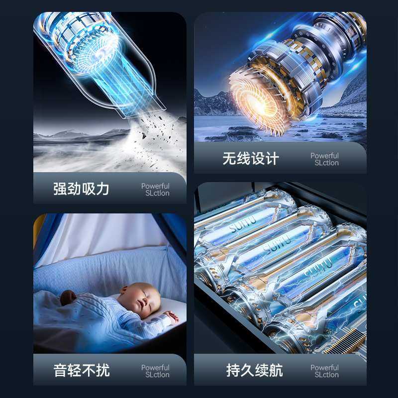 新款大吸力吸尘器迷你手持无线吸吹一体小型车载便携充电宠物清洁,淘宝优惠券,粉丝福利购,淘宝优惠卷