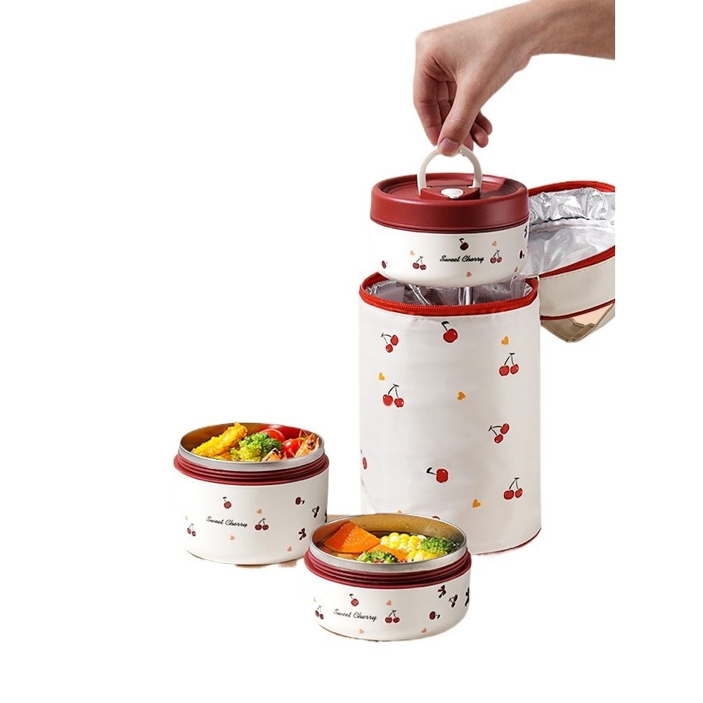 不锈钢保温饭盒可微波炉加热上班族2025新款学生带饭便当餐盒,淘宝优惠券,粉丝福利购,淘宝优惠卷