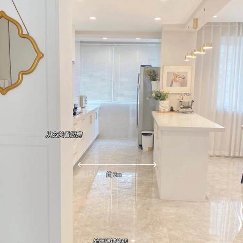 轻奢吧台家用厨房岛台餐桌置物料理柜操作烘焙台开放式中岛台 - 图0