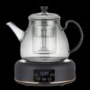 Full glass steam cooking teapot household heat-resistant health pot new teapot electric pot electric pot stove complete set tea set