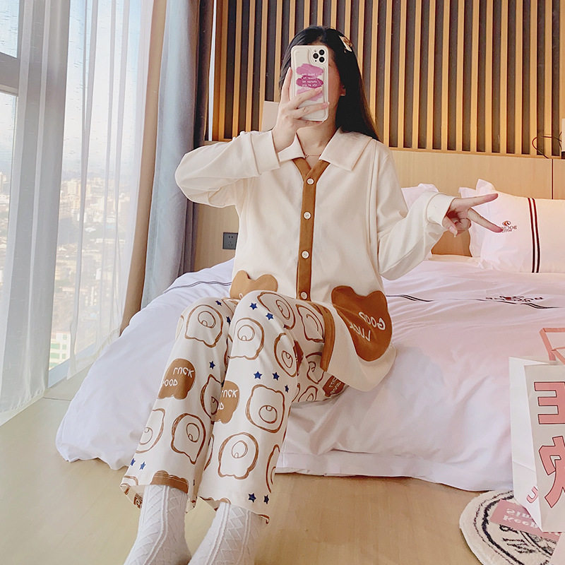 春秋家居服孕妇a类纯棉月子服加肥产後产妇秋冬大尺码200斤哺乳睡,淘宝优惠券,粉丝福利购,淘宝优惠卷