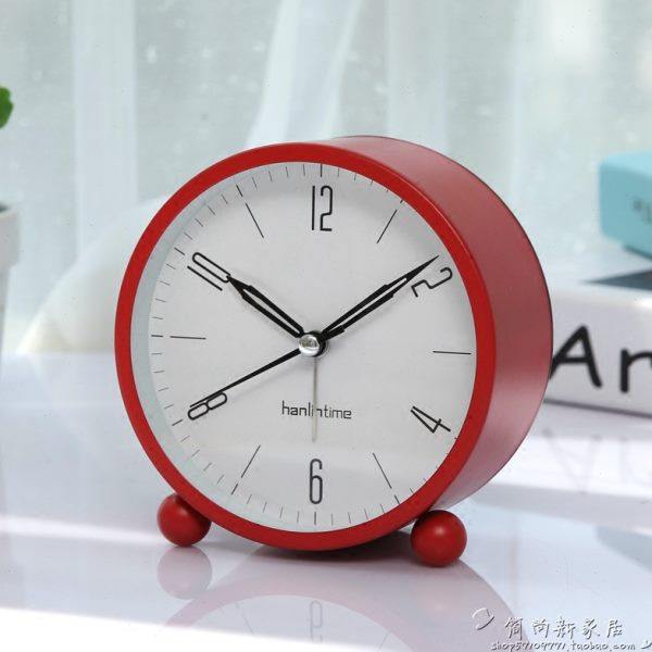 简约时尚静音小闹钟 创意个性床头夜光学生闹钟儿童客厅卧室座钟,淘宝优惠券,粉丝福利购,淘宝优惠卷