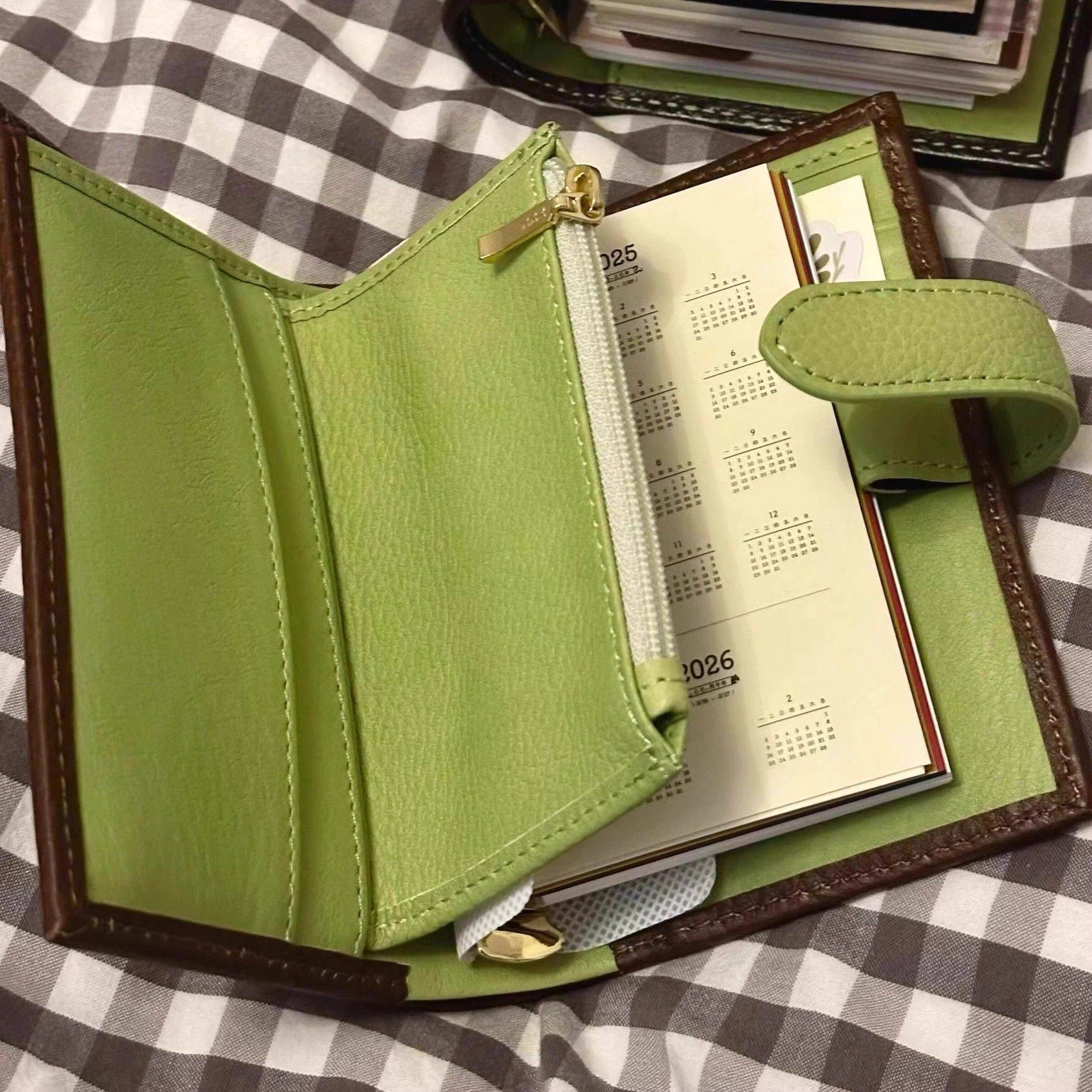 5手账本巧克力牛油果活页复古随身便携式文艺高颜值笔记本手,淘宝优惠券,粉丝福利购,淘宝优惠卷