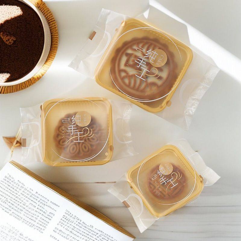 100克中秋月饼包装袋广式冰皮月饼包装盒新款蛋黄酥机封袋带内托,淘宝优惠券,粉丝福利购,淘宝优惠卷
