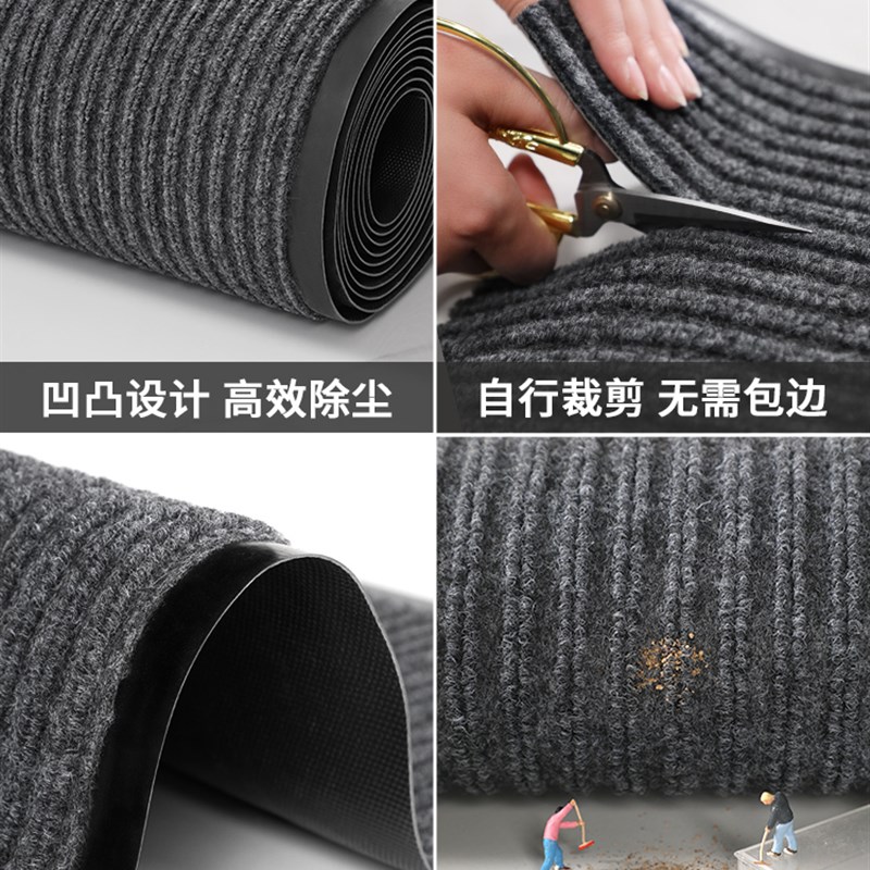 Kitchen floor mats are non-slip and oil-proof, wipeable and washable floor mats, special water-absorbent and oil-absorbent mats, dirt-resistant and waterproof, full carpet