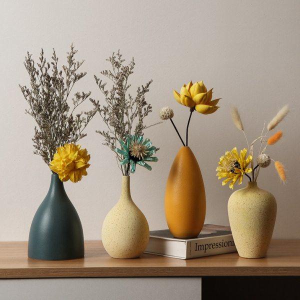 北欧干花瓶装饰品摆件客厅电视柜插花小花瓶家居饰品创意餐桌摆设,淘宝优惠券,粉丝福利购,淘宝优惠卷
