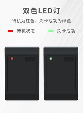 IC黑板TTL接口门禁刷卡器可修改数据格式ID卡读取RS232通讯RS485