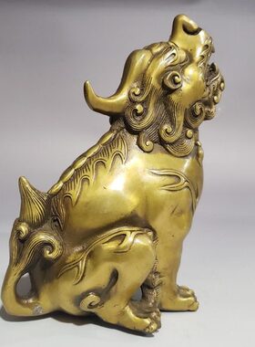 包邮吼貔貅雕塑摆件天装饰全铜 朝卖望天家居热动物吼工艺礼品