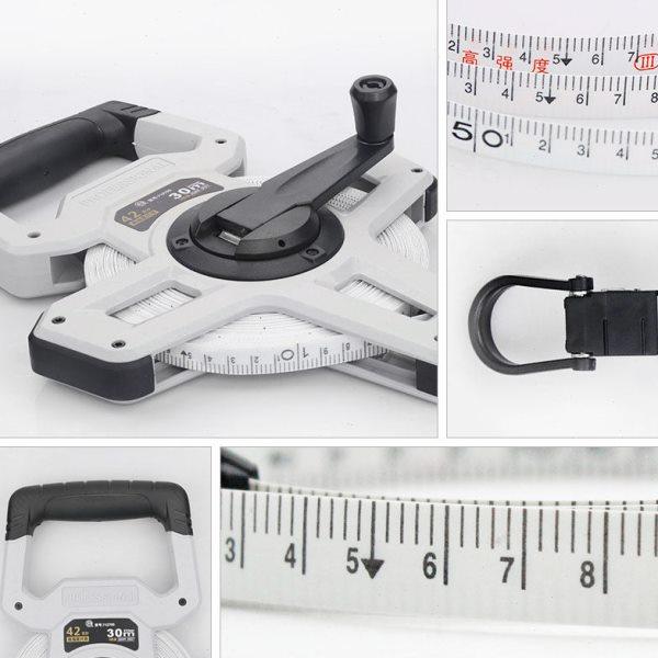 长城精工皮尺50米玻璃纤维皮卷尺建筑工程测量100m手提式30米尺子,淘宝优惠券,粉丝福利购,淘宝优惠卷