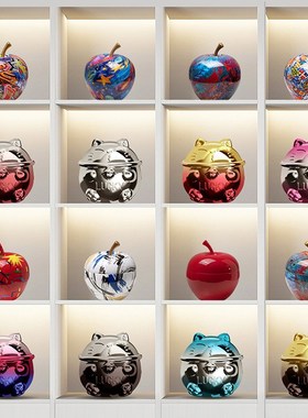 招财大摆件现代轻奢高档客厅电视柜酒柜台球室高级小众摆设装饰品