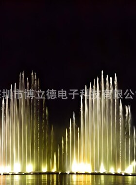 程控跑泉大型户外景区河道跑泉数控人工湖音乐喷泉不锈钢喷头设备