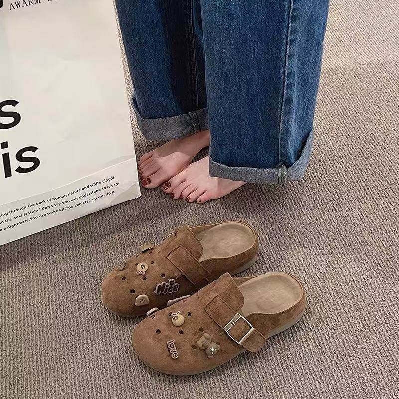 踩屎感hellokitty勃肯鞋春夏外穿孕妇鞋子一脚蹬复古博肯凉拖,淘宝优惠券,粉丝福利购,淘宝优惠卷