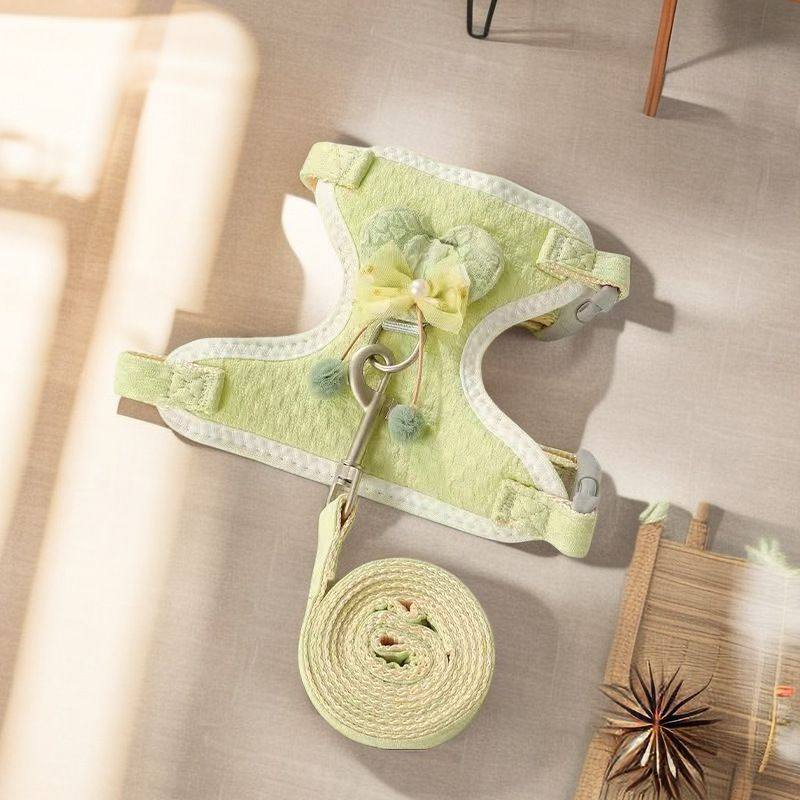 猫咪牵引绳可调节宠物胸背带防挣脱外出幼猫专用可爱溜猫绳子包邮,淘宝优惠券,粉丝福利购,淘宝优惠卷