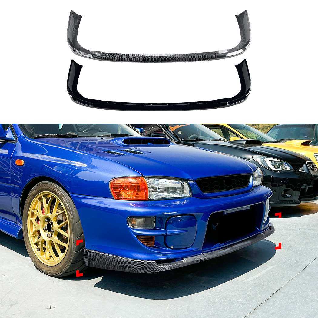 适用斯巴鲁翼豹Impreza WRX STI 1997-2001前唇前铲扰流板改装,淘宝优惠券,粉丝福利购,淘宝优惠卷