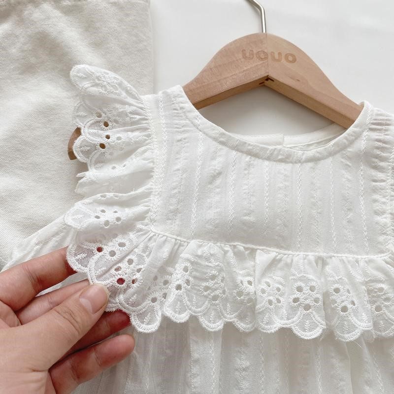 女童夏季新品无袖花边衬衣儿童飞袖荷叶边背心上衣女宝纯棉娃娃衫,淘宝优惠券,粉丝福利购,淘宝优惠卷