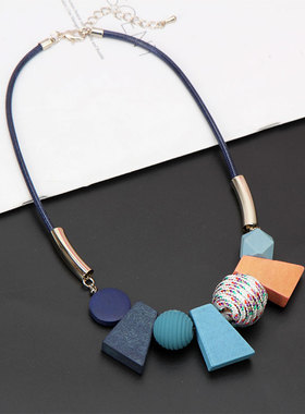 韩版新款夸张装饰项链短款锁骨链女时尚挂件裙子配饰毛衣链饰品潮