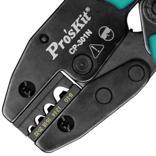 宝工CP-301N  YO裸端子棘轮压接钳 冷压线钳1.5~10mm2 - 图1