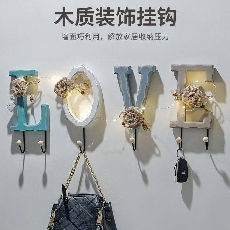 ぃ创意数字装饰挂钩挂衣架墙上门口钥匙衣帽钩服装店铺挂墙装饰品,淘宝优惠券,粉丝福利购,淘宝优惠卷