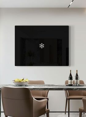 电表箱装饰画高级感新款餐厅配电箱遮挡纯色黑白色电闸盒开关挂画