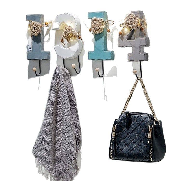 ぃ创意数字装饰挂钩挂衣架墙上门口钥匙衣帽钩服装店铺挂墙装饰品,淘宝优惠券,粉丝福利购,淘宝优惠卷